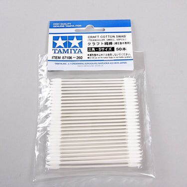 Tamiya 87106 Craft Cotton Swab Triangular Small 50pc